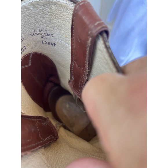 Unisex Justin Brown Western Cowboy Boots Size men’s size 7.5‎ made in USA - Picture 3 of 15